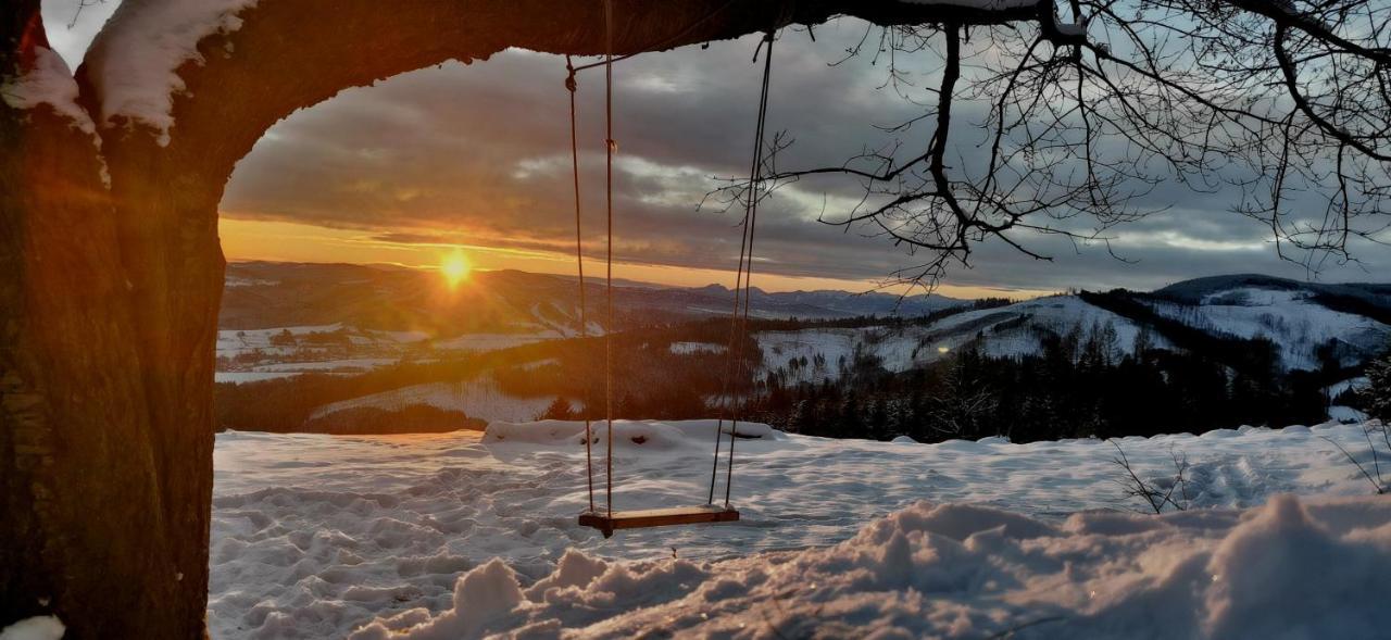 Penzion Rzehaczek Dolní Lomná Esterno foto