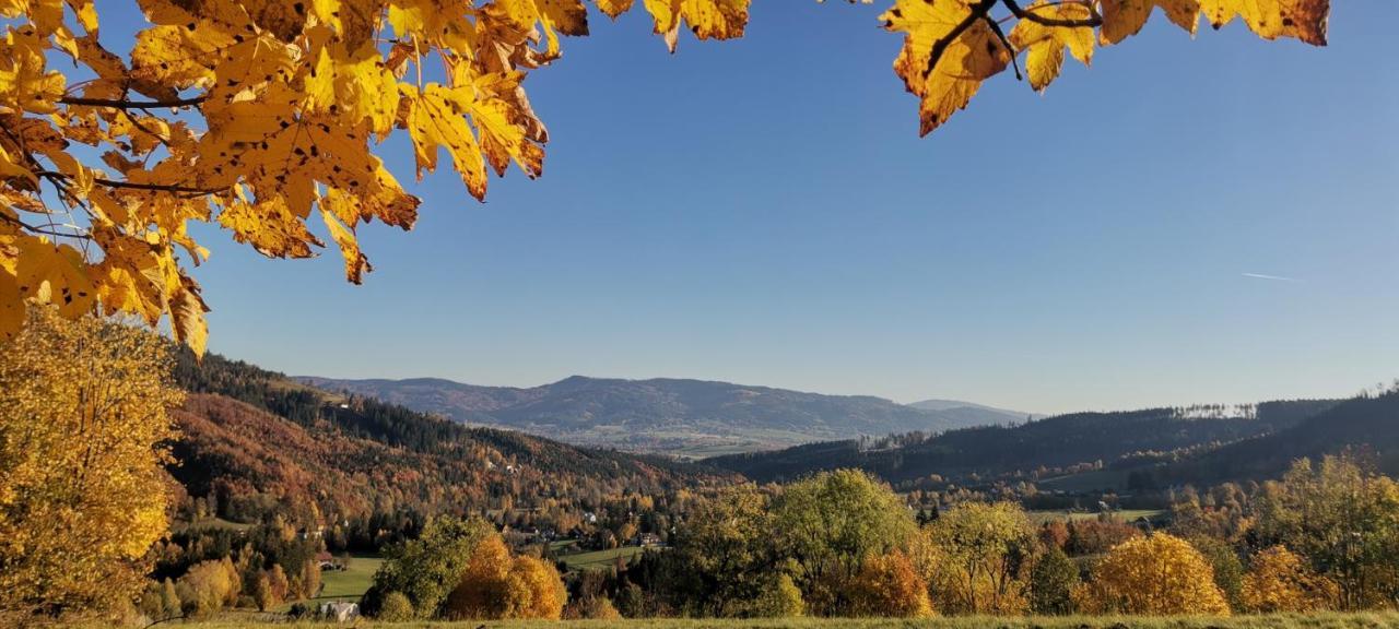 Penzion Rzehaczek Dolní Lomná Esterno foto